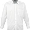 Premier | PR200 Popelínová košile s dlouhým rukávem