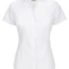 B&C | Black Tie SSL /women Popelínová elastická halenka s krátkým rukávem