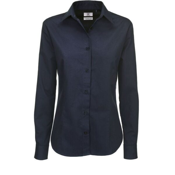 B&C | Sharp LSL /women Keprová halenka s dlouhým rukávem