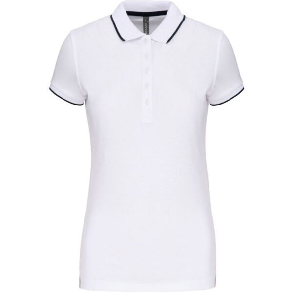 Kariban | K252 Dámské kontrastní piqué polo