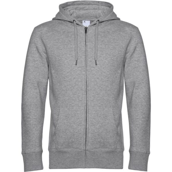 B&C | KING Zipped Hood_° Pánská mikina s kapucí