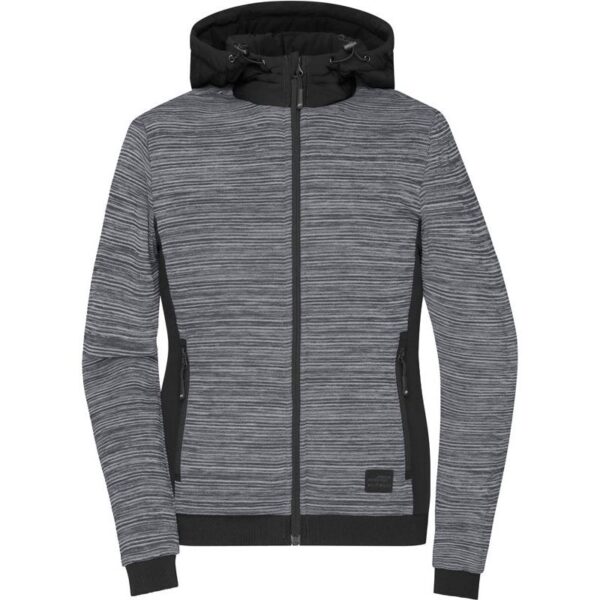 James & Nicholson | JN 1843 Dámská polstrovaná hybridní pletená fleecová bunda