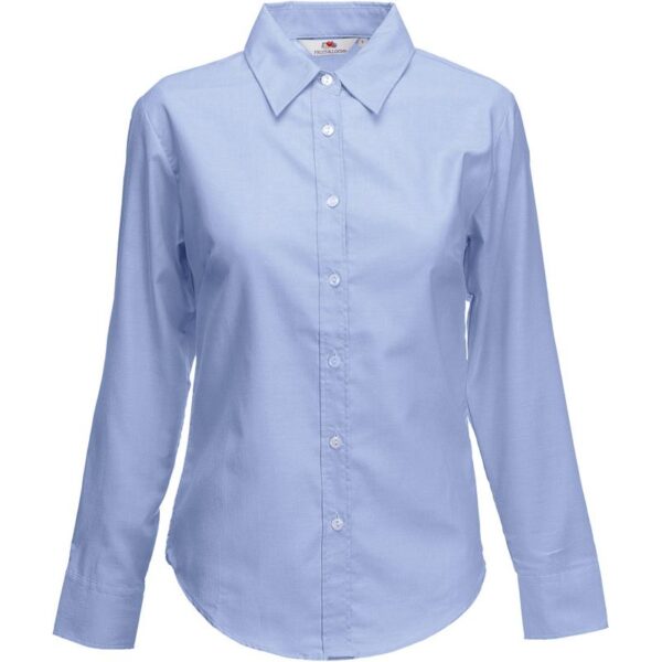 F.O.L. | Lady-Fit Oxford Shirt LSL Halenka Oxford s dlouhým rukávem