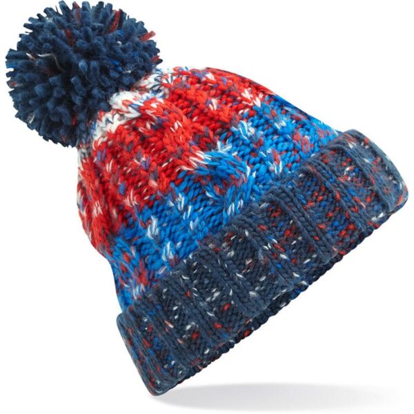 Beechfield | B486 Pletená čepice s bambulí "Corkscrew"