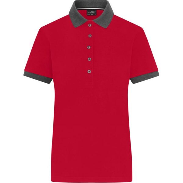 James & Nicholson | JN 1303 Dámské kontrastní piqué polo