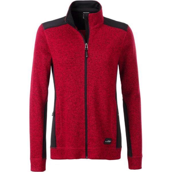 James & Nicholson | JN 861 Dámská pracovní pletená fleecová bunda - Strong