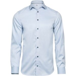 Tee Jays | 4021 Luxusní keprová košile Slim Fit s dlouhým rukávem