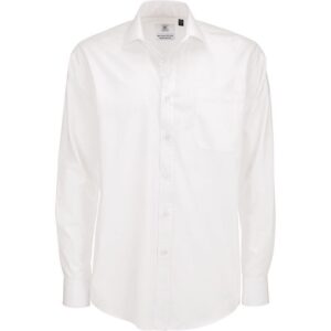 B&C | Smart LSL /men Košile ze smíšeného popelínu s dlouhým rukávem