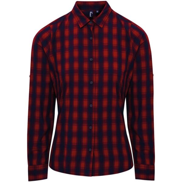 Premier | PR350 Popelínová halenka s dlouhým rukávem "Mulligan"