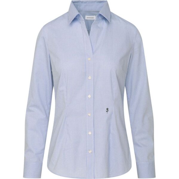 Seidensticker | Blouse Slim Popelínová halenka s dlouhým rukávem "Office"