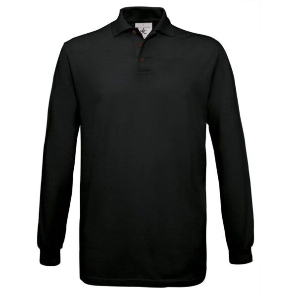 B&C | Safran LSL Piqué polo s dlouhým rukávem