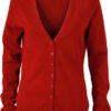 James & Nicholson | JN 660 Dámský cardigan s výstřihem do V