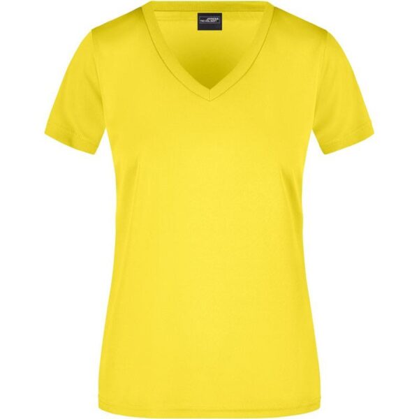 James & Nicholson | JN 735 Dámské sportovní tričko s výstřihem do V