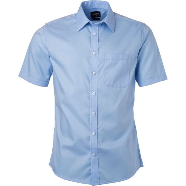 James & Nicholson | JN 684 Mikro keprová košile s krátkým rukávem