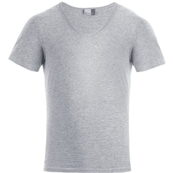 Promodoro | 3082 Pánské tričko "Slim Fit" s výstřihem do V