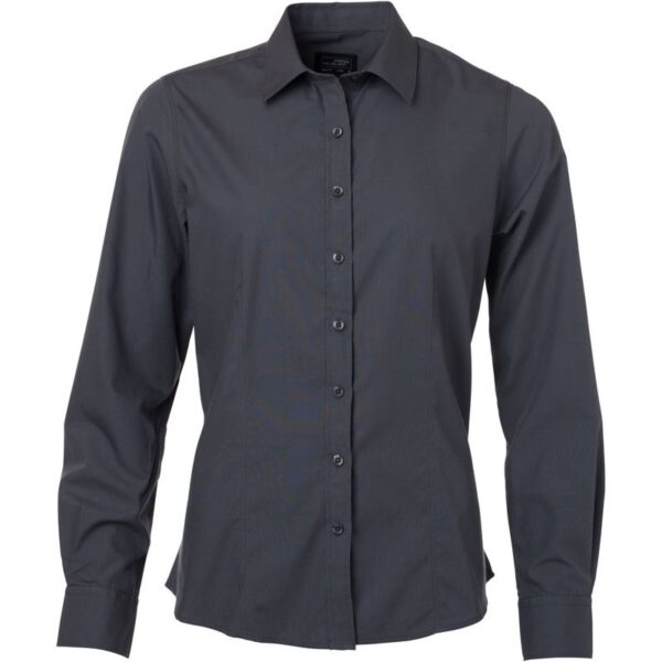 James & Nicholson | JN 677 Popelínová halenka s dlouhým rukávem