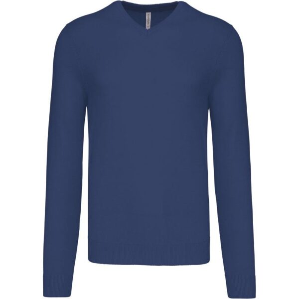 Kariban | K965 Pánský svetr s výstřihem do V