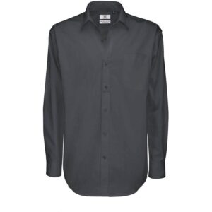 B&C | Sharp LSL /men Keprová košile s dlouhým rukávem