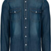 Kariban | K519 Denim košile s dlouhým rukávem