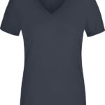 James & Nicholson | JN 928 Dámské elastické tričko s výstřihem do V