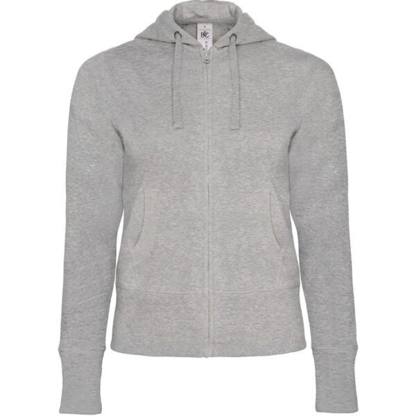 B&C | Hooded Full Zip /women Dámská mikina s kapucí