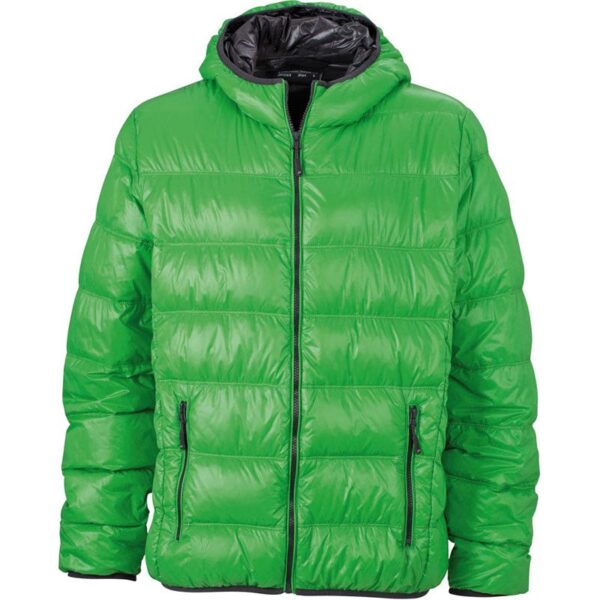 James & Nicholson | JN 1060 Lehká pánská péřová bunda s kapucí