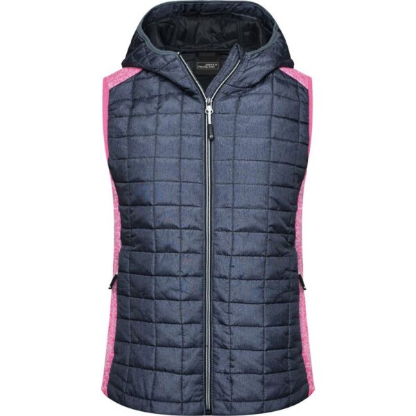 James & Nicholson | JN 767 Dámská pletená hybridní vesta
