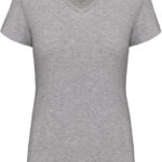 Kariban | K3015 Dámské elastické tričko s výstřihem do V