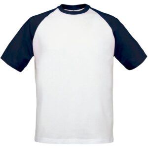 B&C | Base-Ball Raglánové kontrastní tričko