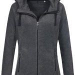 Stedman | Power Fleece Jacket Women Dámská fleecová bunda s kapucí