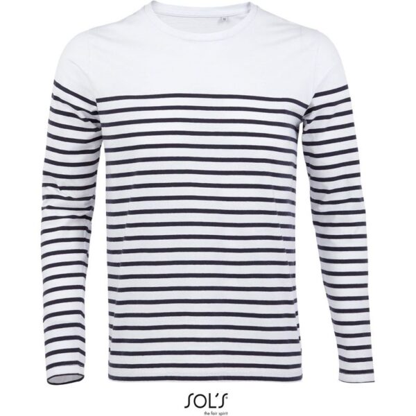 SOL'S | Matelot LSL Men Pánské pruhované tričko s dlouhým rukávem