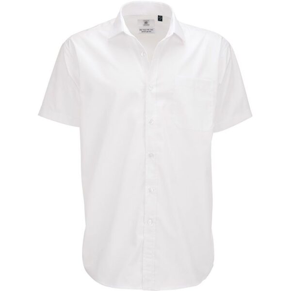 B&C | Smart SSL /men Košile ze smíšeného popelínu s krátkým rukávem