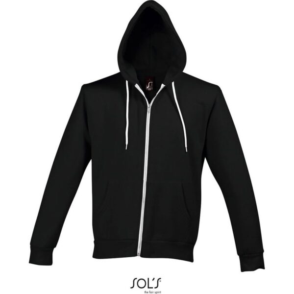 SOL'S | Silver Unisex mikina s kapucí