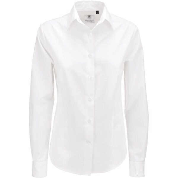 B&C | Smart LSL /women Halenka ze smíšeného popelínu s dlouhým rukávem