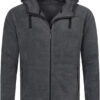 Stedman | Power Fleece Jacket Men Pánská fleecová bunda s kapucí