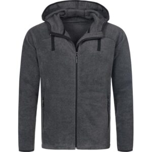 Stedman | Power Fleece Jacket Men Pánská fleecová bunda s kapucí