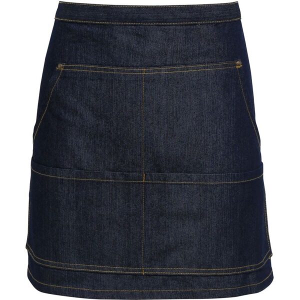 Premier | PR125 Denim zástěra do pasu krátká