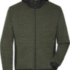 James & Nicholson | JN 1844 Pánská polstrovaná hybridní pletená fleecová bunda