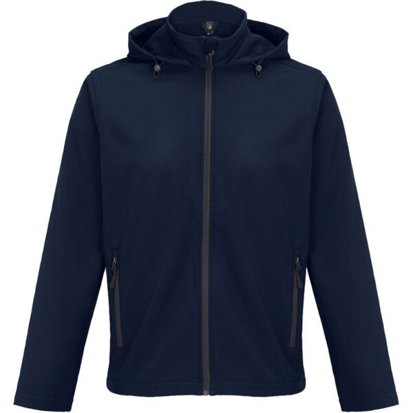 SOL'S Race Hooded Men Pánská 2-vrstvá softshellová bunda s kapucí