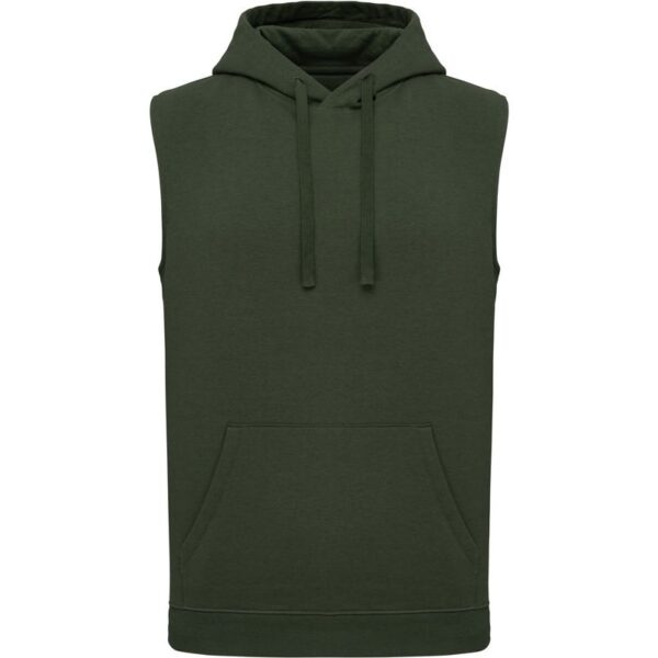 Kariban ProAct PA 393 Unisex mikina s kapucí bez rukávů