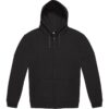 B&C ID.334 Zip Hood Unisex mikina s kapucí