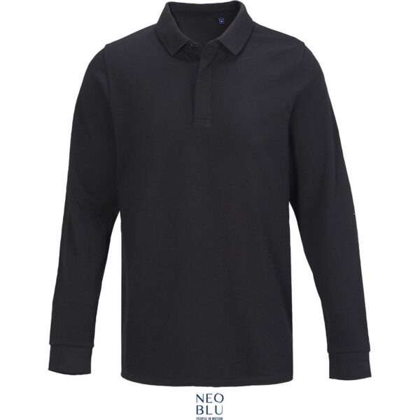 NEOBLU Owen LSL Men Pánské piqué polo z těžké bavlny s dlouhým rukávem