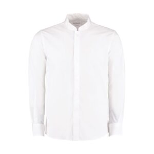 KK 161 Popelínová košile s dl. rukávem a mao límcem