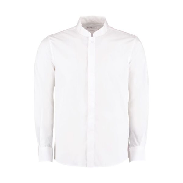 KK 161 Popelínová košile s dl. rukávem a mao límcem