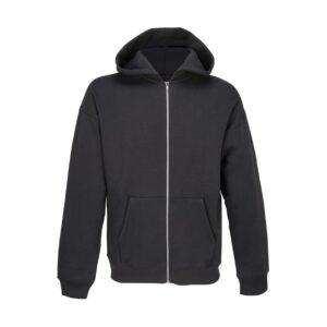 Jelo Unisex mikina s kapucí z těžké bavlny