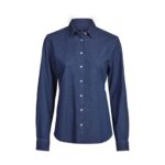 TJ 4005 Denim halenka s dlouhým rukávem