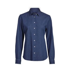 TJ 4005 Denim halenka s dlouhým rukávem