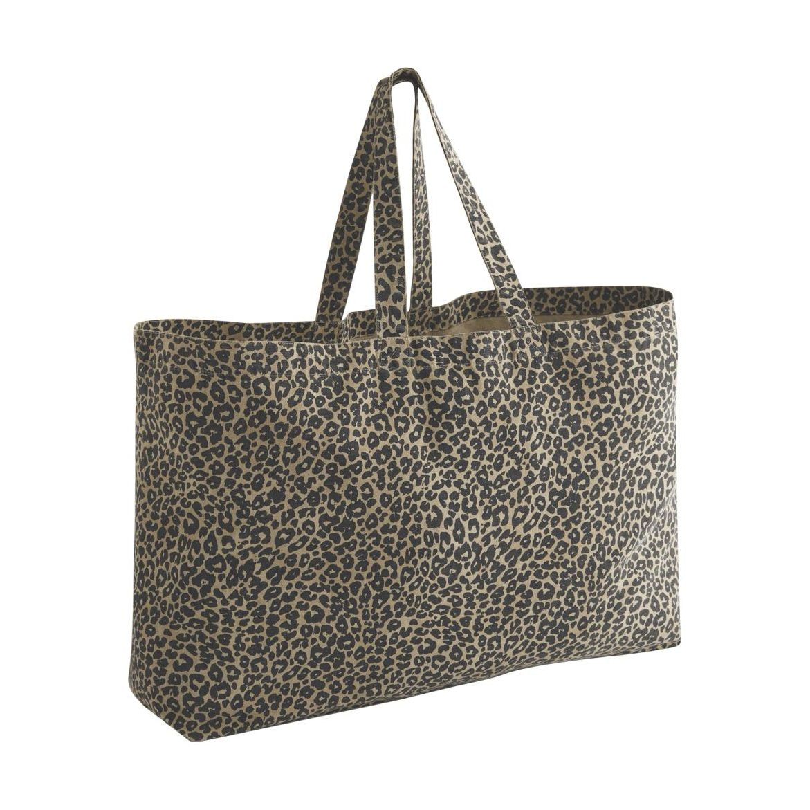 W 336 Velká plátěná taška "Leopard"