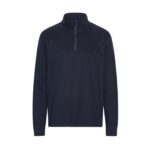 O 73701 Mikina z bio bavlny s 1/4 zipem