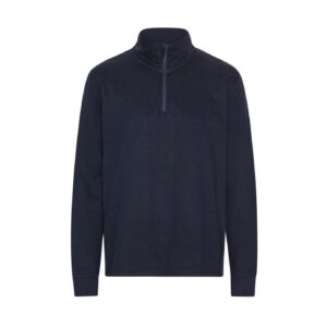 O 73701 Mikina z bio bavlny s 1/4 zipem